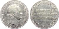 Brandenburg-Preußen Ausbeutetaler 1843 A Friedrich Wilhelm IV. (1840-1861) VF