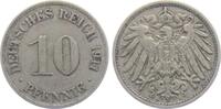 Kaiserreich 10 Pfennig 10 Pfennig - großer Adler -
