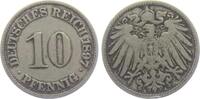 Kaiserreich 10 Pfennig 10 Pfennig - großer Adler -