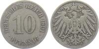 Kaiserreich 10 Pfennig 10 Pfennig - großer Adler -