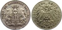 Hamburg - Kaiserreich 5 Mark 5 Mark Stadtwappen - großer Adler -