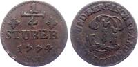 Jülich-Berg 1/4 Stüber Karl Theodor (1742-1799) -