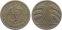 Weimarer Republik 10 Reichspfennig 10 Reichspfennig - mit Ährenbündel -
