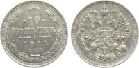 Russland 10 Kopeken Zar Nikolaus II. (1894-1917) -