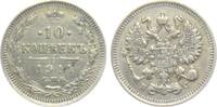 Russland 10 Kopeken Zar Nikolaus II. (1894-1917) -