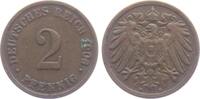 Kaiserreich 2 Pfennig 2 Pfennig - großer Adler -