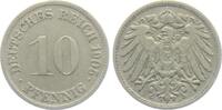 Kaiserreich 10 Pfennig 10 Pfennig - großer Adler -