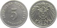 Kaiserreich 5 Pfennig 5 Pfennig - großer Adler -