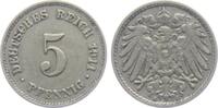 Kaiserreich 5 Pfennig 5 Pfennig - großer Adler -