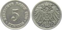 Kaiserreich 5 Pfennig 5 Pfennig - großer Adler -