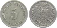 Kaiserreich 5 Pfennig 5 Pfennig - großer Adler -
