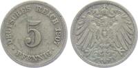 Kaiserreich 5 Pfennig 5 Pfennig - großer Adler -