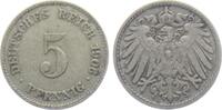Kaiserreich 5 Pfennig 5 Pfennig - großer Adler -