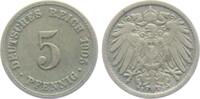 Kaiserreich 5 Pfennig 5 Pfennig - großer Adler -