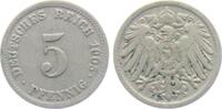 Kaiserreich 5 Pfennig 5 Pfennig - großer Adler -