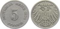 Kaiserreich 5 Pfennig 5 Pfennig - großer Adler -