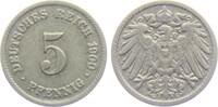 Kaiserreich 5 Pfennig 5 Pfennig - großer Adler -