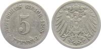 Kaiserreich 5 Pfennig 5 Pfennig - großer Adler -