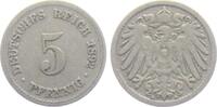 Kaiserreich 5 Pfennig 5 Pfennig - großer Adler -