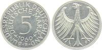 5 Mark 1969 F Deutschland - BRD Silberadler PP - in Kapsel