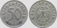 Drittes Reich 50 Reichspfennig 50 Reichspfennig - mit Reichsadler - Verprägung -