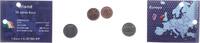 Irland 6 Pence & 1 Cent Harfe - im Blister - gelocht -