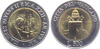 Vatikan 500 Lire Papst Johannes Paul II. (1978 - 2005) -