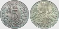 5 Mark 1964 F Deutschland 5 Mark Silberadler st-stempelglanz