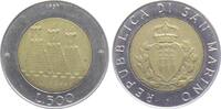 San Marino 500 Lire Wappenbild von San Marino -