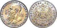 Sachsen - Meiningen - Kaiserreich 5 Mark 1902 D Georg II. (1866-1914) - Langer Bart VF / EF