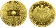 Deutschland 100 Euro 1/2 Unze Goldmünze - Fußball-WM 2006 -