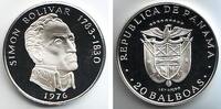 Panama 20 Balboas 20 Balboas Silbermünze - Simon Bolivar -
