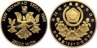 Korea 25000 Won Olympische Spiele Seoul 1988 - Fächertanz -