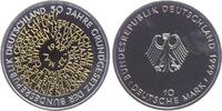 Deutschland 10 Mark 50 Jahre Grundgesetz - GG -