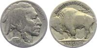 USA 5 Cents 1937 D Buffalo - Indian Head VF
