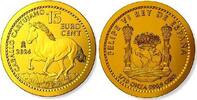 Spanien 15 Euro Cent Andalusier - Karthäuserpferd - Pferd - Tiere -