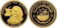 Liberia 25 Dollar Friedrich von Schiller -