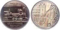 Minden Silbermedaille 150 Jahre Köln-Mindener Eisenbahn - einzige Eisenbahnfestung Europas -
