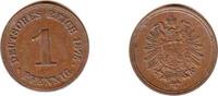 Kaiserreich 1 Pfennig 1 Pfennig - kleiner Adler -