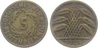 Weimarer Republik 5 Rentenpfennig 5 Rentenpfennig -