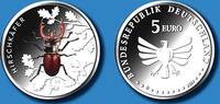Deutschland 5 Euro Hirschkäfer - Aus der Serie Wunderwelt Insekten -