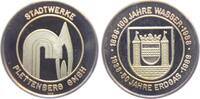 Plettenberg Silbermedaille Medaille - Plettenberg - Stadtwerke - Wasser und Erdgas - mit Beschreibungsblatt -