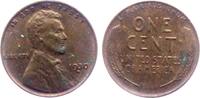 USA 1930 D 1 Cent - Lincoln Wheat VF-EF fleckig