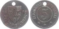 Weilburg 5 pfennig Notgeld der Stadt Weilburg / Lahn - 1918 - 5 Pfennig - rund gelocht -