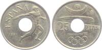 Spanien 25 Peseten Olympische Spiele 1992 in Barcelona - Diskus -