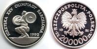 Polen 200000 Zlotych Olympische Sommerspiele 1992 in Barcelona - Gewichtheben -