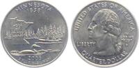 USA 1/4 Dollar - Quarter 2005 P Statehood Minnesota - Land of 10.000 Seen unc