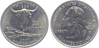 USA 1/4 Dollar - Quarter Statehood Montana - Big Sky Country -