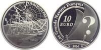 10 Euro 2014 Frankreich Segelschiff - Schiffe Pourquoipas PP - in Kapsel