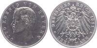 Bayern - Kaiserreich 3 Mark 1911 D König Otto von Bayern (1886-1913) VF / EF